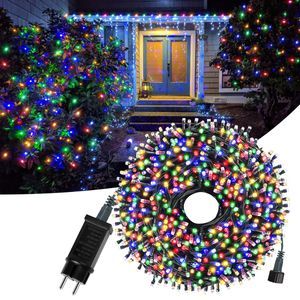 String a LED decorative luci natalizie all'aperto 100m 50m fata luce 8 modalità luci di ghirlanda luci feste di nozze 220v UE