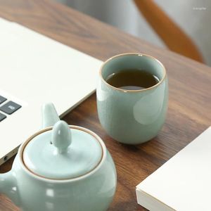 Filiżanki spodki 150 ml tradycyjne chińskie w stylu Całkowca Ceramiczna Teacup China porcelanowy mały zestaw do herbaty kawy