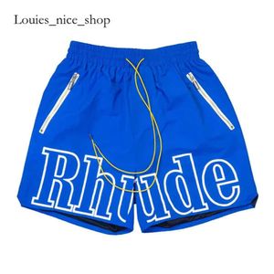 Rhude Shorts Mens Designer Short Men Set Tracksuit Pants Loose and Comfort Fashion Be Popular 2024 New Style S M L XI Polyester Loose Best Quality 486