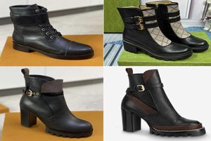 Kadın Martin Çölü Boot Yüksek Topuklu Ayak Bileği Botları Kadın Derekler Boot Vintage Baskı Jacquard Tekstil Klasik Platform Düz ayak bileği Bo6216875