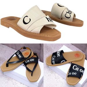 Hloe sandal berömd designer kvinna blommor blommig slid sandal berömd kvinnors träiga tråkiga mule platt sandal vid vattnet mule sandaler pool tofflor kvinnor strand glid