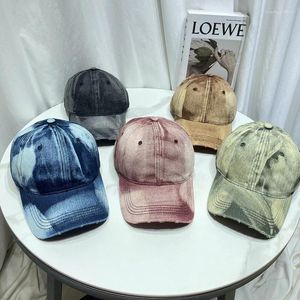 Ball Caps Korean Retro Gradual Change Color Hat Hat Men and Women Fashion Top Top Sun Secreen Shadeing Casual Casual Casual Baseball Cap