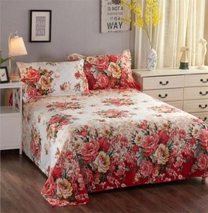 1pc Floral Sanding Soft Bed Sheet Big Large Size 230x230cm Flat Bed Sheet Thicken Twin Bedsheet No Pillowcase 2011133079510