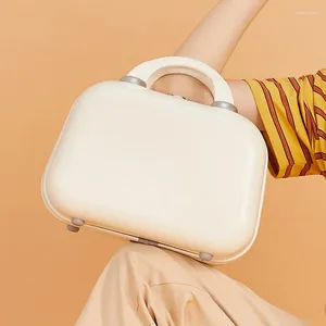 Malas 2024 Bolsa de maquiagem portátil Bolsa feminina de mala feminina pode ser definida com caixa de bolsas de bagagem