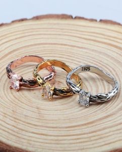 Minimalistische goldene Ringe einzigartige Baumreben -Design Geometrischer Retro -Schmuck für Frauen039s Charm Wedding Party Ring Jubiläumsgeschenk 5840165