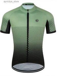 Jersey rowerowe ustawiają szybkie suche męskie koszulka rowerowa Koszulka rowerowa MTB MTB do jazdy na rowerze L48