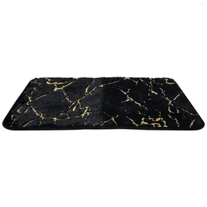 Bath Mats Marble Floor Mat Shower Area Rugs Carpet For Tub Bathtub Non-slip Absorb Water Bathroom