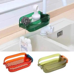 Kitchen Storage Sink Sponge Holder Faucet Hanger Rack Large Bearing Capacitykitchen For Tools