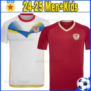 24 25 Jerseys de futebol da Venezuela Jerseys Moreno Equipe Nacional de Futebol Martinez Murillo Manzano 2024 2025 Home Away Futebol camisas Soteldo Casseres Men Uniformes Kits Kits Kits Kits