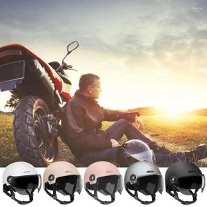 Motocicleta Capacetes Biciclo para homens Mulheres Classic Retro Scooter Meio capacete verão Altamente protetor -absorvente Scoter Helmment