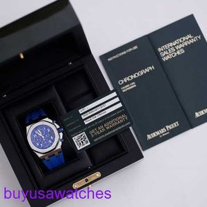 Pulso de pulso AP Montre Blue Elf Royal Oak Offshore 26470ST Mens Assista Precision Aço Azul Face Automático Máquinas Swiss Famous Luxury Sports Watch