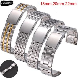 18mm 22 mm 20 mm Edelstahlgurt für Galaxy Uhr 6 5 4 40 mm 44 mm 45 mm aktiv 2 S3 Band für Huawei Amazfit -Armband 240415