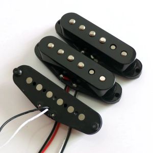 Cabos Donlis Frete grátis Gitar Pickup preto Ivory Alnico 5 Magnet Strat Bobina única Guitarra de guitarra em cor branca