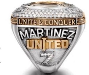 2018 Atlanta United FC Высшая лига Soccer MLS Cup Ring Ring с деревянной ящиком подарком подарки подарки Оптовая доставка 6281624