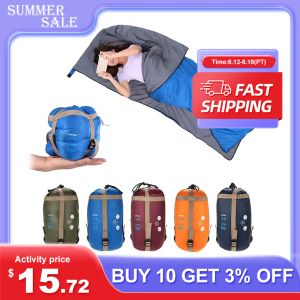 Pads Lixada 190 * 75cm Outdoor Envelope Sleeping Bag Camping Travel Hiking Portable Ultralight Sleeping Bags Camping Blanket