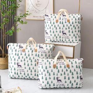 Storage Bags Large Capacity Bag Quilt Clothing Finishing Waterproof Moisture-proof Moving Packing Travel Home Organizers