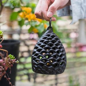 Titulares de velas Capfe -de -llagemado Pinecone Solder Cast Iron for Home Garden Decor