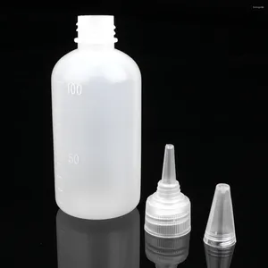 Förvaringsflaskor 10 st. Squeeze Dispenser Bottle Liquid Liten Plastic Go Containrar Refillerbar Travel Mini Sauce Scale Vial Glass