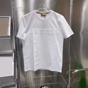 Designer luksusowa koszulka męska Sumna swobodna koszulka Tshirt Tshirt wysokiej jakości TEE TOPS FOR MENS WOMENS 3D LITERY MONGRAMMED T-SHIRTS Koszulki Rozmiar S-5xl