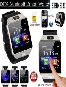 2020 Smart Watch DZ09 Smartwatch Pedometer Clock med SIM -kortplats Push Message Bluetooth Connectivity Android Phone Men Watch3761245