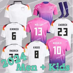 2024 2025 Germany Soccer Jerseys European Cup Home Away HUMMELS KROOS GNABRY WERNER DRAXLER REUS 24 25 MULLER GOTZE Football Shirt Men Kids Kit Fans Play 144