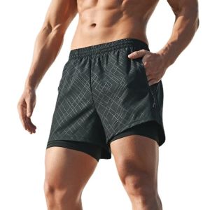 Shorts shorts shorts secos rápidos de alta elasticidade de alta elasticidade ao ar livre de lazer ao ar livre Cinturão de fitness CHIL