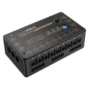 Cables LILT Isolated Guitar Pedal Power Supply 15DC Outputs for 9V/12V/18V Effect Pedal Customized for irregular Voltage or Current