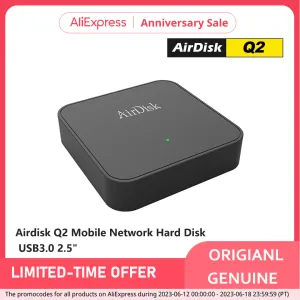 LAGRING AIRDISK Q2 Mobilnätverk Hårddisk USB3.0 2.5 