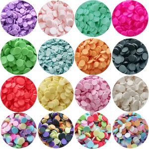 100g 5mm Slime Craft Supply Supply Clay Slay Cutter Chip Round Douncles Dot Polymer Clay Slays Sprinkles