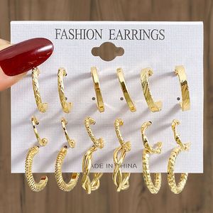 Hot Selling Fashion Minimalist Earring Set, Versatile Feminine Temperament, överdriven personlighet, storslagen atmosfär och avancerade örhängen