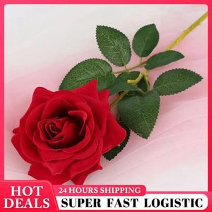 Fiori decorativi bouquet bellissimi piante finte decorazioni per matrimoni Casa alla moda cliente preferito rose di seta all'ingrosso