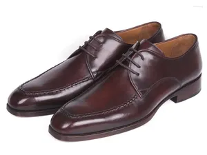 Casual Shoes Luxury Lace Up Dress Men äkta läder italiensk loafer för varumärke formella Oxford