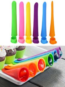 Masto pop di ghiaccio in silicone stampo stampo con madri gelati fai -da -te in coperchio spingono gelati gelati gelati per bambini fai -da -te utensili per ghiaccioli kka6894538497