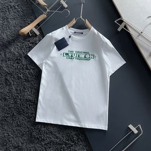 Męskie designerka koszulka graficzna koszulka koszulka damskie koszule mody litera drukowana okrągła szyja bawełniany czarny biały t-shirt z krótkim rękawem T-koszulki CRD2404154