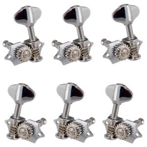 Gitar 3L3R 6PCS 1 18 GİTAR STRING TUNING PEGS TUNER MAKİNE KAPAKLARI Akustik veya Elektro Gitar İçin Ayar Tuşları