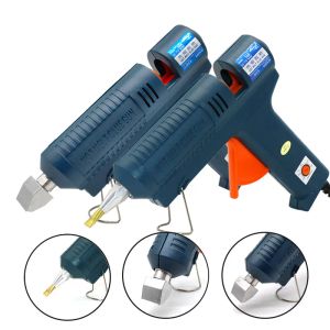 Gun Lim Gun 150W Temperatur Ustable Hot Glue Gun Flated Munstycke Professionellt Industriell limpistolelektriskt hem Craft Gun