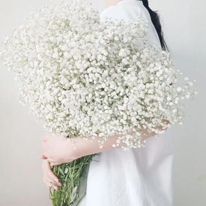 Decorative Flowers 150g Big Dried Bouquet Natural Babysbreath Fresh Preserved Gypsophila Paniculata For Wedding Party Decor