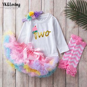 Children's Clothing, Baby Girl's First Year Clothing, Autumn Baby Long Sleeved T-shirt, Pink Fluffy Skirt, Sock Set