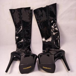 Dance Shoes Banquet Sexy 20 cm High Heel Over the Knee Boots 8 pollici performance Runway