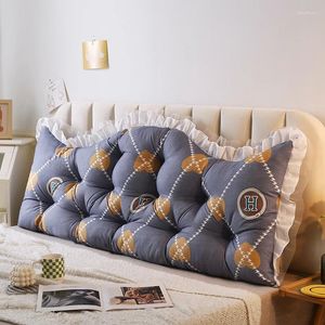 Travesseiro na cabeceira europeia enchimento de sofá -cama lavável removível para trás do backrest para cabeceira