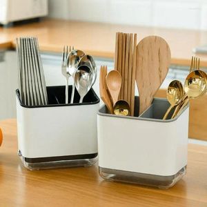 Küche Aufbewahrung Chop-Stick Trocknerhalter Gabel Messer Löffel Entlassungsregal Besteck Organizer Utensilien Box Gadget