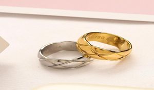 Designer Ring TopQuality Extravagant Love Ring Gold Silver Stainless Steel Letter Rings Fashion Women men Wedding Jewelry Lady Pa4383467