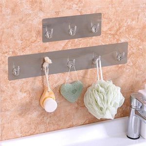 Hooks PP PVC Wall Mounted Mop Organizer Holder Brush Broom Hanger Storage Rack Kitchen Tool Space Saver