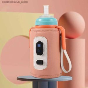 Bottle Warmers Sterilizers# 2022 baby bottle heater milk heater with constant temperature used for night feeding daily travel use Q240416