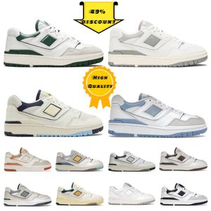 Nya B550 Casual Shoes Mens Women 550 UNC White Green Yellow Rich Paul Grey Red Sea Salt Black Syracuse Bourgogne Au Lait University Navy Blue Designer Trainers Sneakers