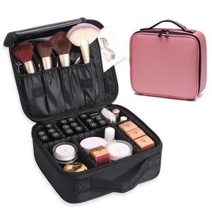 Kvinnor Makeup Case Beauty Salon Tattoos Nail Art Tool Bin Travel Nödvändig Make Up Storage Box Waterproof Cosmetic Bag 240416