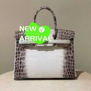 Projektant Himalaya Crocodile torebka torby importowane xinglong pi biała nil skóra platynowa torba damska torebka ręcznie robiona torba wn-jp3o