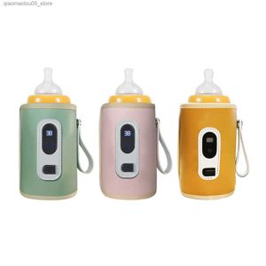 Bottle Warmers Sterilizers# Car travel bottle heater with adjustable temperature portable baby bottle heater for daily travel care shopping picnics Q240416