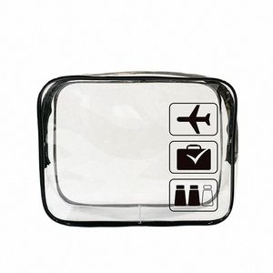 transparent Cosmetic Bag PVC Women Zipper Clear Makeup Bags Beauty Case Travel Make Up Organizer Storage Bath Toiletry W Bag F3R4#