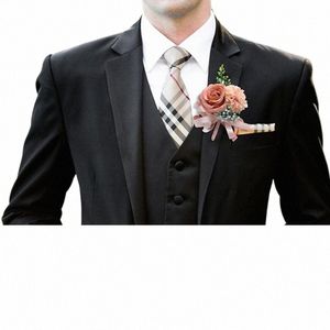 Homens boutniere rosa broches pinos de noiva noivo corpora de noivo Cerremy Rosas de seda FR PINS DE CASAMENTO DE BROCUSO DE FESTO DE LAPEL